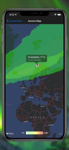 Aurora Forecast. untuk iOS