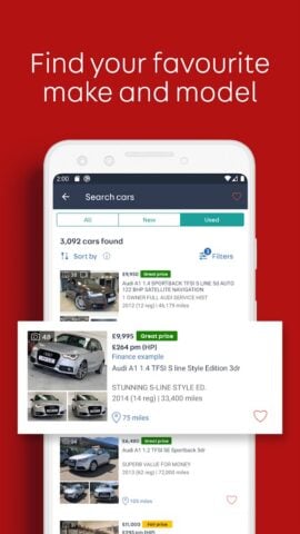 AutoTrader: Cars to Buy & Sell per Android