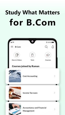 Android용 BCom 1st to 3rd year Study App