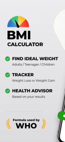 iOS용 BMI 계산기 – 체질량지수 계산기 & 무게 일기