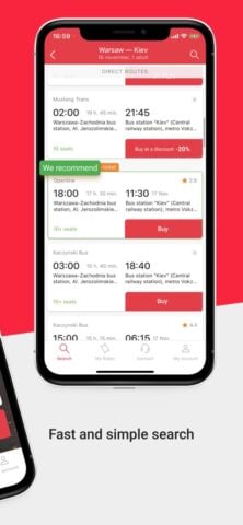 BUSFOR – bus tickets for iOS