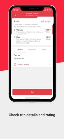 BUSFOR – билеты на автобус для iOS