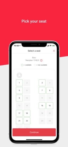 BUSFOR – bus tickets for iOS