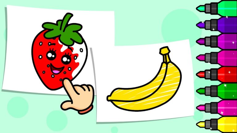 Android 用 子供用ぬり絵のページ：楽しいぬり絵本＆ゲーム