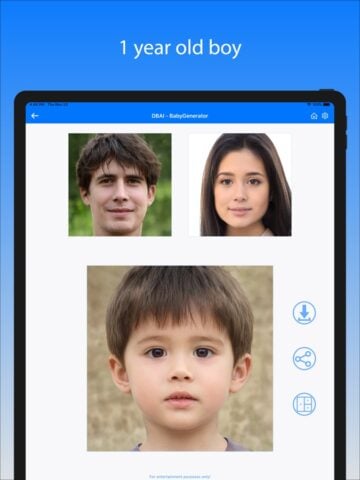 iOS용 BabyGenerator – 미래의 아기 얼굴 예측