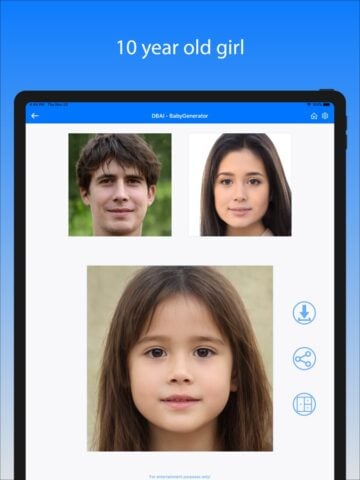 iOS용 BabyGenerator – 미래의 아기 얼굴 예측