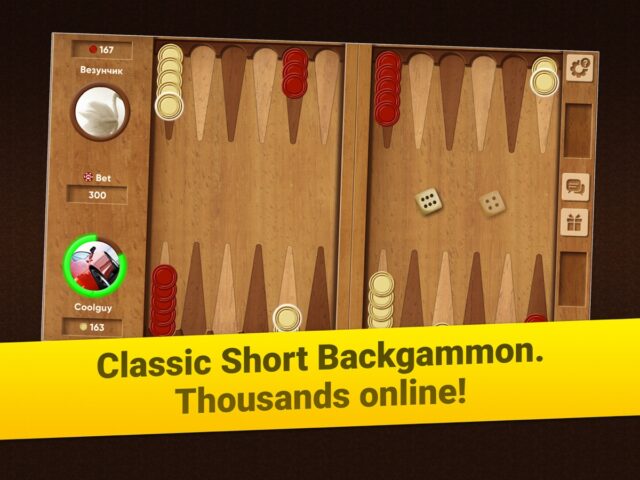 iOS용 Backgammon Short Arena