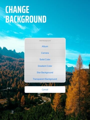 Background remover · для iOS