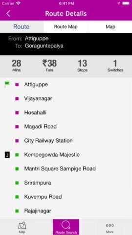 iOS 版 Bangalore Metro