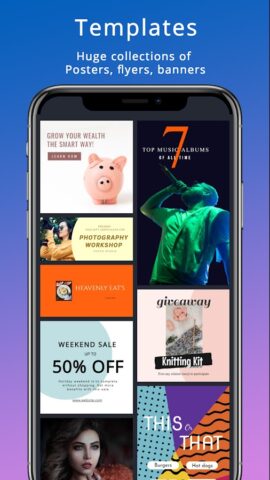 Banner Maker Flyer Ad Design для Android — скриншот 2