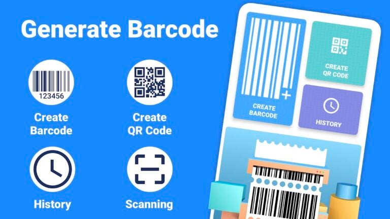 Barcode Generator & Scanner pour Android
