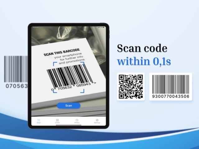 QR Code & сканер штрих кодов для iOS