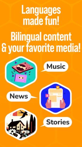 Beelinguapp: Aprender inglês para Android