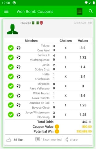 Android 版 BetsWall Football Betting Tips