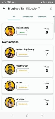 BiggBoss Tamil 7 Live Voting สำหรับ Android