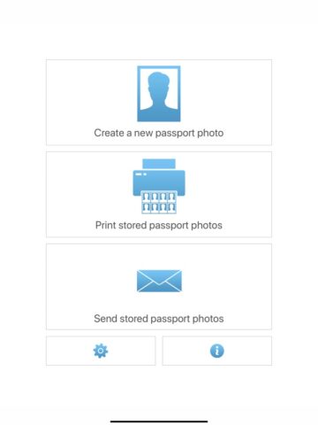 Biometrisches Passbild für iOS
