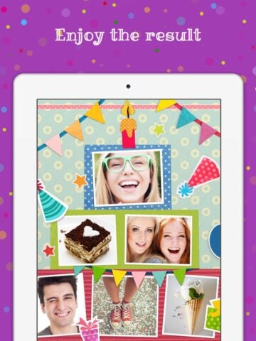 Birthday Cards Free: happy birthday photo frame, gift cards & invitation maker cho iOS