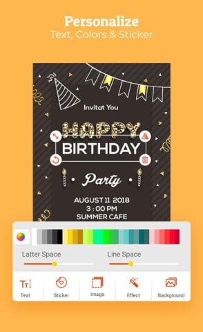 Birthday Invitation Maker для Android
