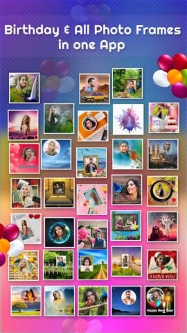 Birthday Photo Frame Maker App لنظام Android