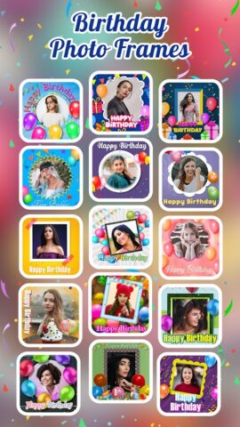 Birthday Photo Frame Maker App pour Android