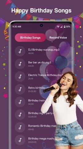 Glückwunsch Geburtstag Lieder für Android