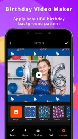 Birthday video maker with song para Android