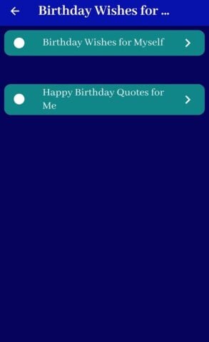 Birthday Wishes for Myself für Android