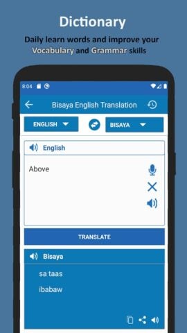 Bisaya English Translator für Android