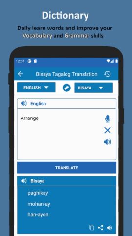 Bisaya Tagalog Translator สำหรับ Android