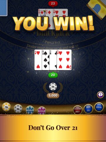 iOS için Blackjack – Casino Kart Oyunu