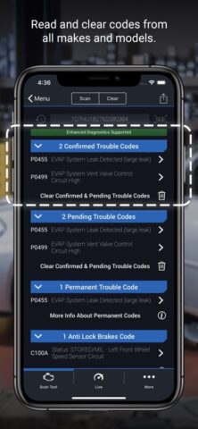 BlueDriver OBD2 Scan Tool для iOS — скриншот 2