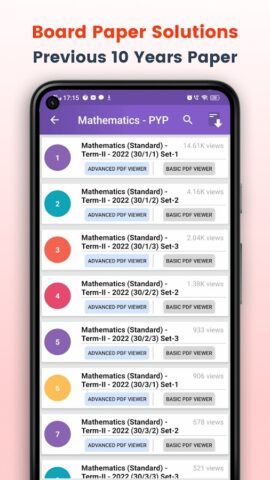 Board Exam Solutions, Sample P cho Android