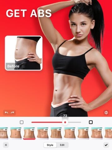 BodyTune retouche photo corps pour iOS