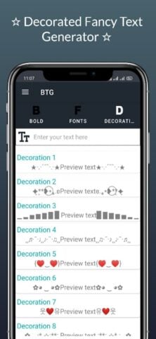 Bold Text Generator Fonts for Android