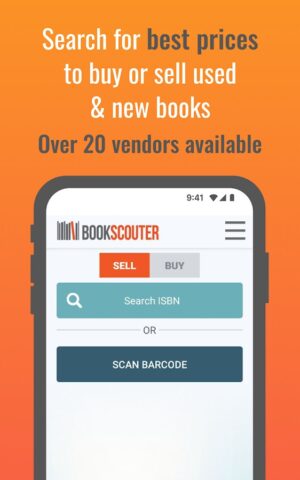 Android 用 BookScouter – sell & buy books