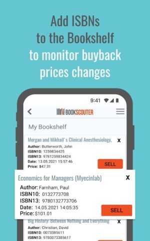 BookScouter – sell & buy books para Android