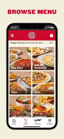 Boston Pizza pour iOS