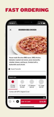 Boston Pizza para iOS
