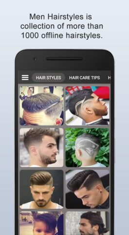 Boys Men Hairstyles, Hair cuts لنظام Android