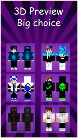 Android için Boys skins for Minecraft PE