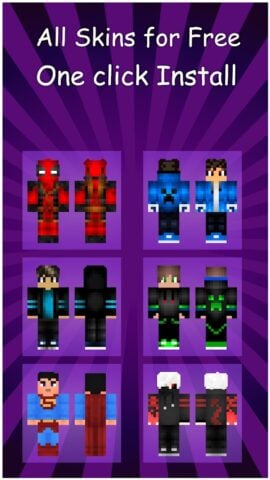 Android 用 Boys Skins For Minecraft PE