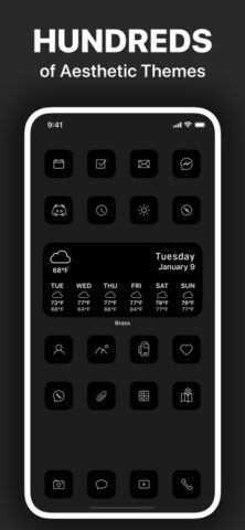 Brass – Icon Themes & Widgets لنظام iOS