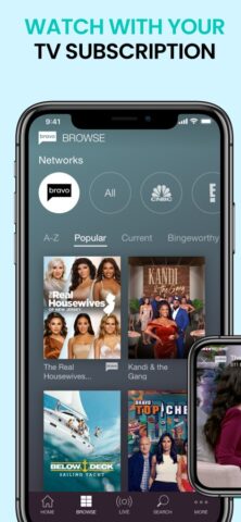 iOS 用 Bravo – Live Stream TV Shows