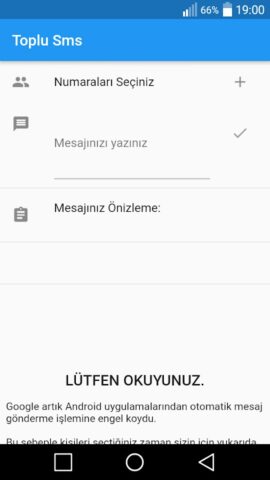 Android için Toplu Mesaj Gönder Cuma Mesajı