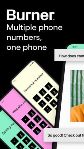Burner: Second Phone Number สำหรับ Android