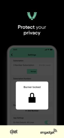 Burner: Second Phone Number pour iOS