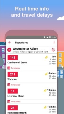 Bus Times London pour Android