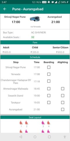 Buses Schedule & Timetable for per Android