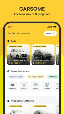 Android 用 CARSOME: Buy,Sell,Service Cars