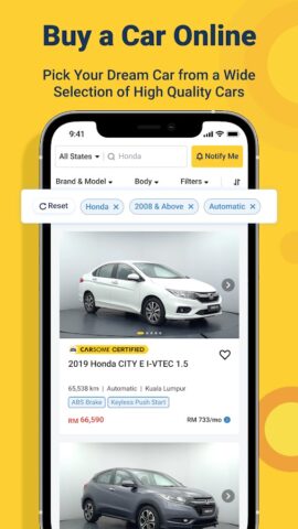 CARSOME: Buy,Sell,Service Cars pour Android